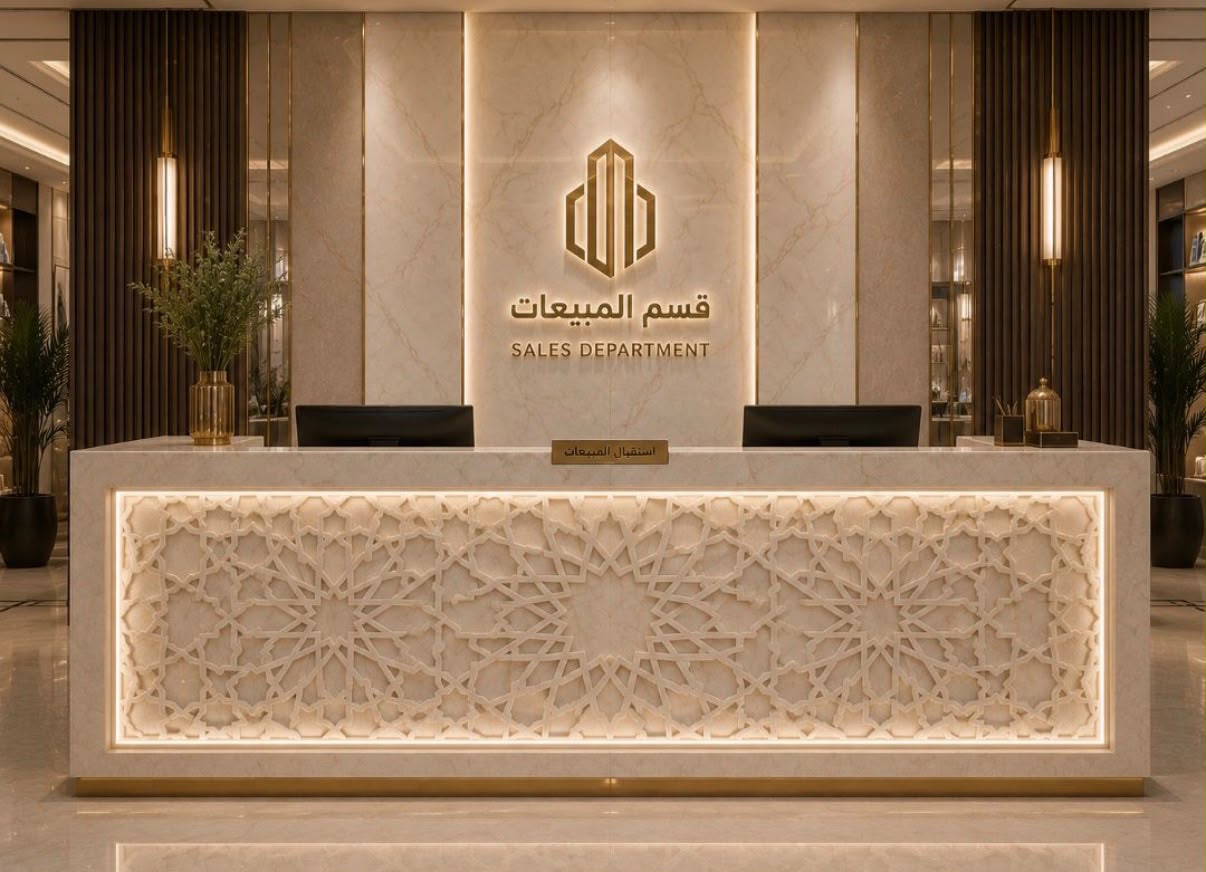 كونتر الاستقبال